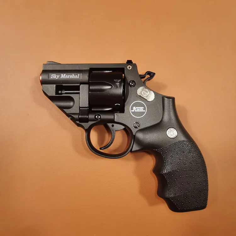 Korth Sky Marshal 9mm Revolver Toy - Realistic Double Action Toy Gun