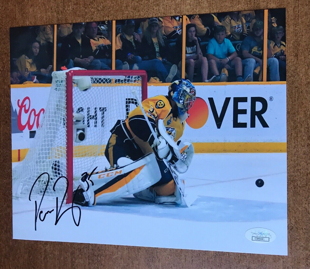 Pekka Rinne SIGNED Nashville Predators JSA COA Certified 8x10 Photo Poster paintingGRAPH