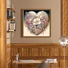 Love Flowers-11CT/16CT Stamped Cross Stitch 50*50cm/19.69*19.69in