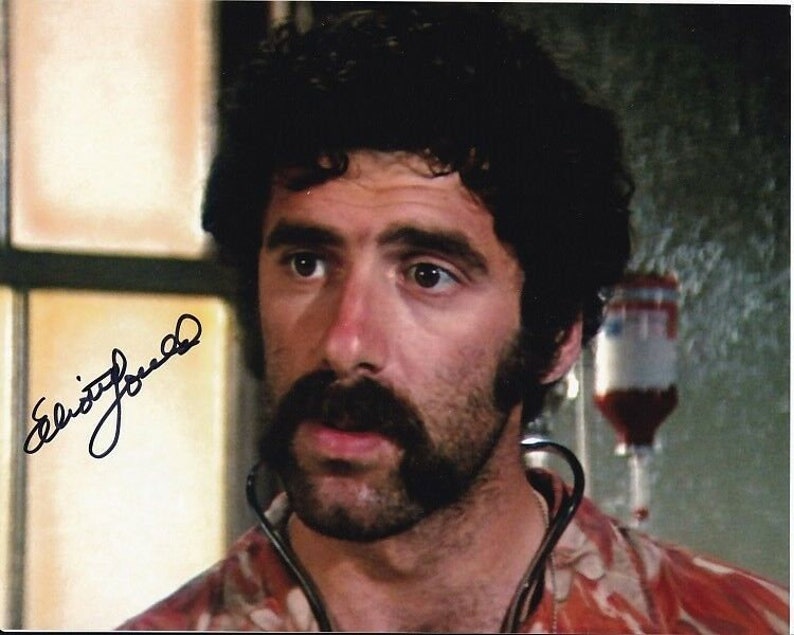 Elliott gould signed autographed m*a*s*h trapper john mcintyre Photo Poster painting