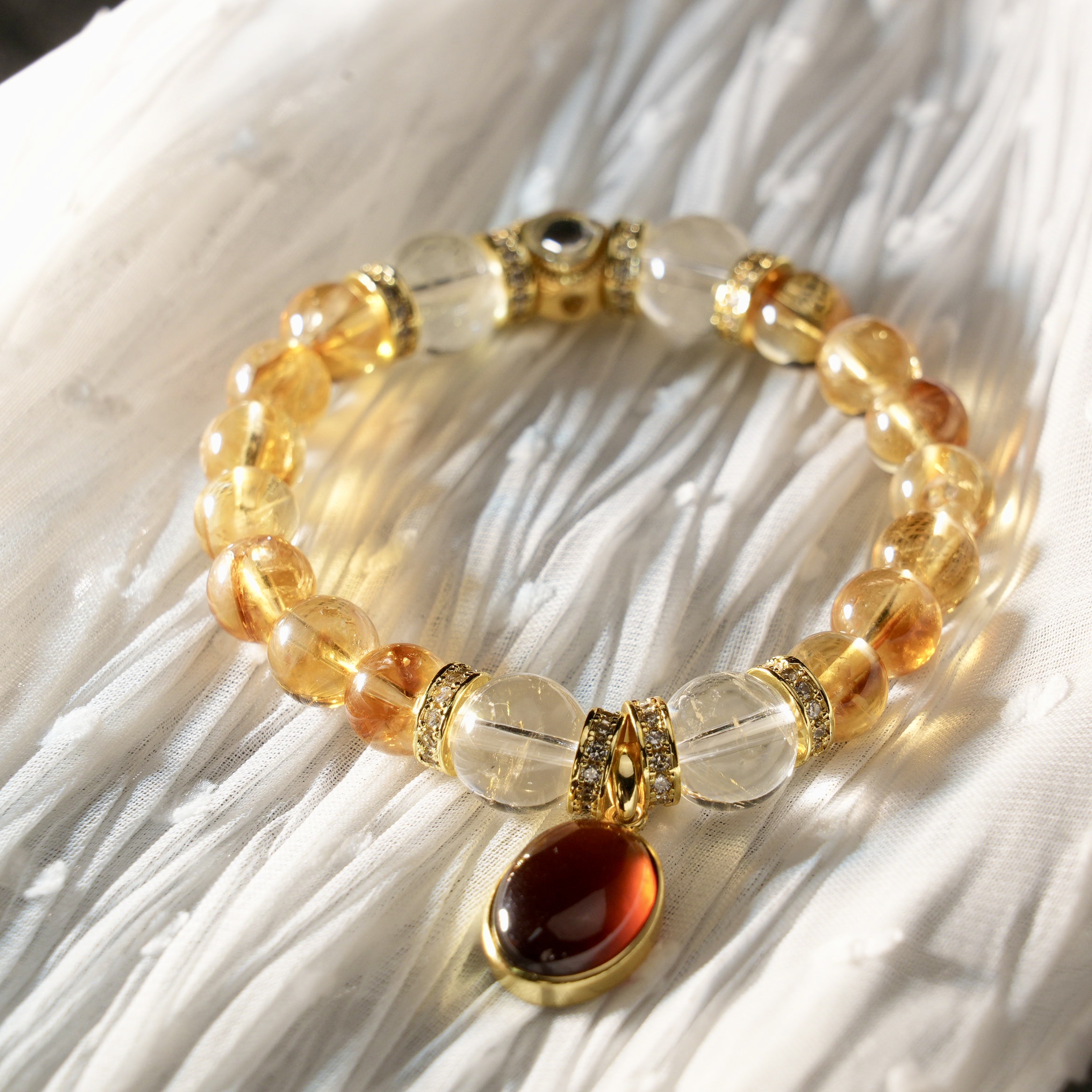 Citrine Designed Bracelet