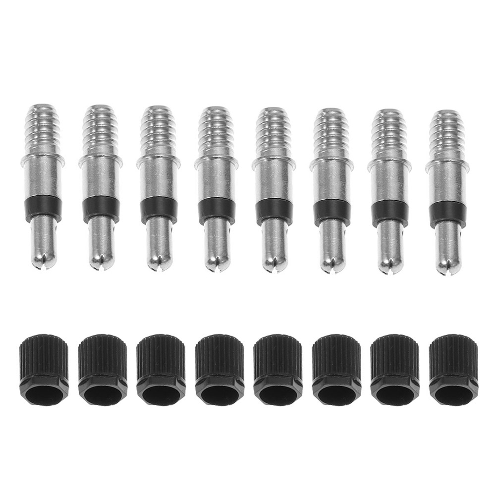 

8pcs EP2 English Dunlop Woods Valve Cores with Caps for Bike Inner Tube, 501 Original