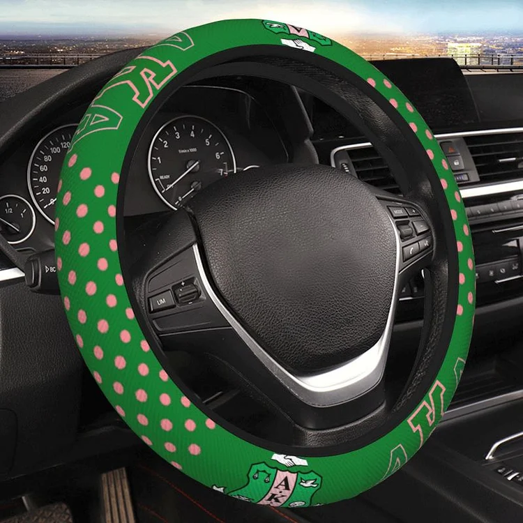 Double-layer thickened steering wheel cover