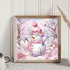 Snowman-11CT Counted Cross Stitch 40*40cm/15.75*15.75in