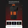 Men Ladies USB Electric Thermal Vest with 9 Heating Zones for Outdoor Activities