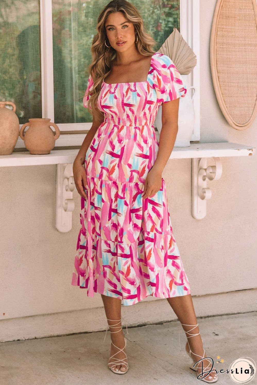 Flowy Midi Dress