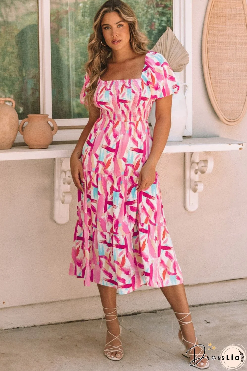 Flowy Midi Dress
