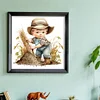 Farm Baby - 18CT Stamped Cross Stitch 25*25cm/9.84*9.84in