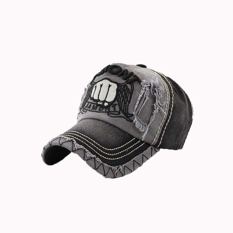 Cotton Fist With Wings Baseball Cap tacday