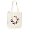 Cross Stitch Canvas Bag Making Kits with Hoop Frame Printed Embroidered Canvas Bags for Adults Handicraft Sewing Materials DIY Tote Handbag Needlepoint Kits 12.5x14.4in tapestrymarket