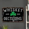 Whisky - Panneaux en &eacute;tain m&eacute;tallique(20*30cm/30*40cm)