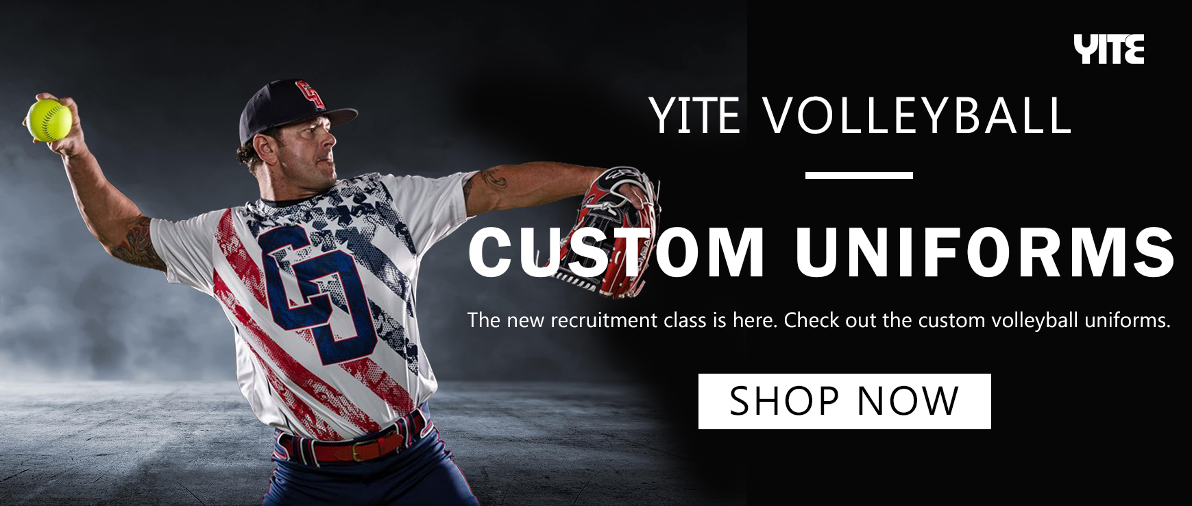 YITE  Custom Mens Softball Jersey