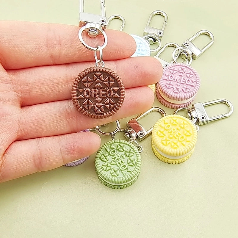 Casual Cute Minimalist Letter Alloy Resin Keychain