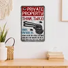 Warning - Vintage Metal Signs - 20*30cm/30*40cm - Warning