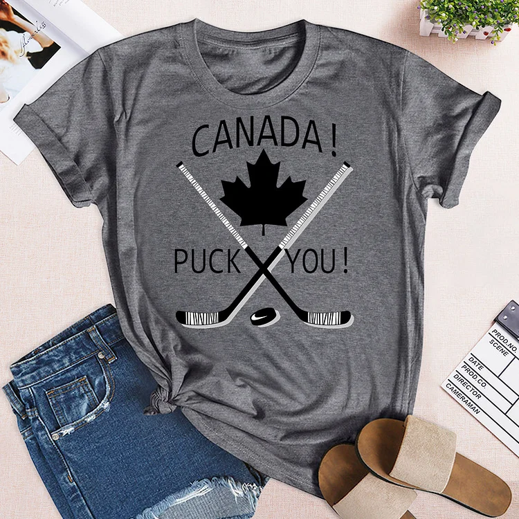Funny ice Canada hockey T-Shirt-03923#537777-Annaletters