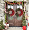 🔥Last Day 49% OFF🎄Ruffled Burlap Christmas Wreath🎄-mysite-Adracos