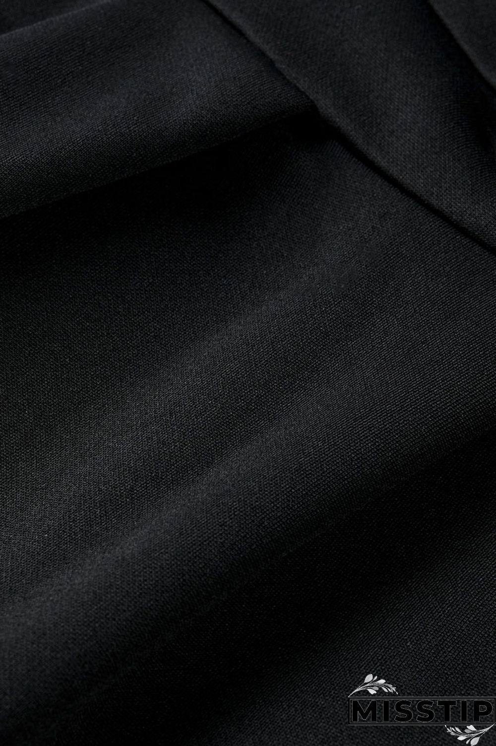 Black Fashion Casual Solid Bandage V Neck Plus Size Tops