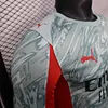Joyfball 2025/2026 Player Version Long Sleeve AC Milan Away Football Shirt 1:1 Thai Quality（The player version jersey is a bit tight, please pay attention to the size selection）