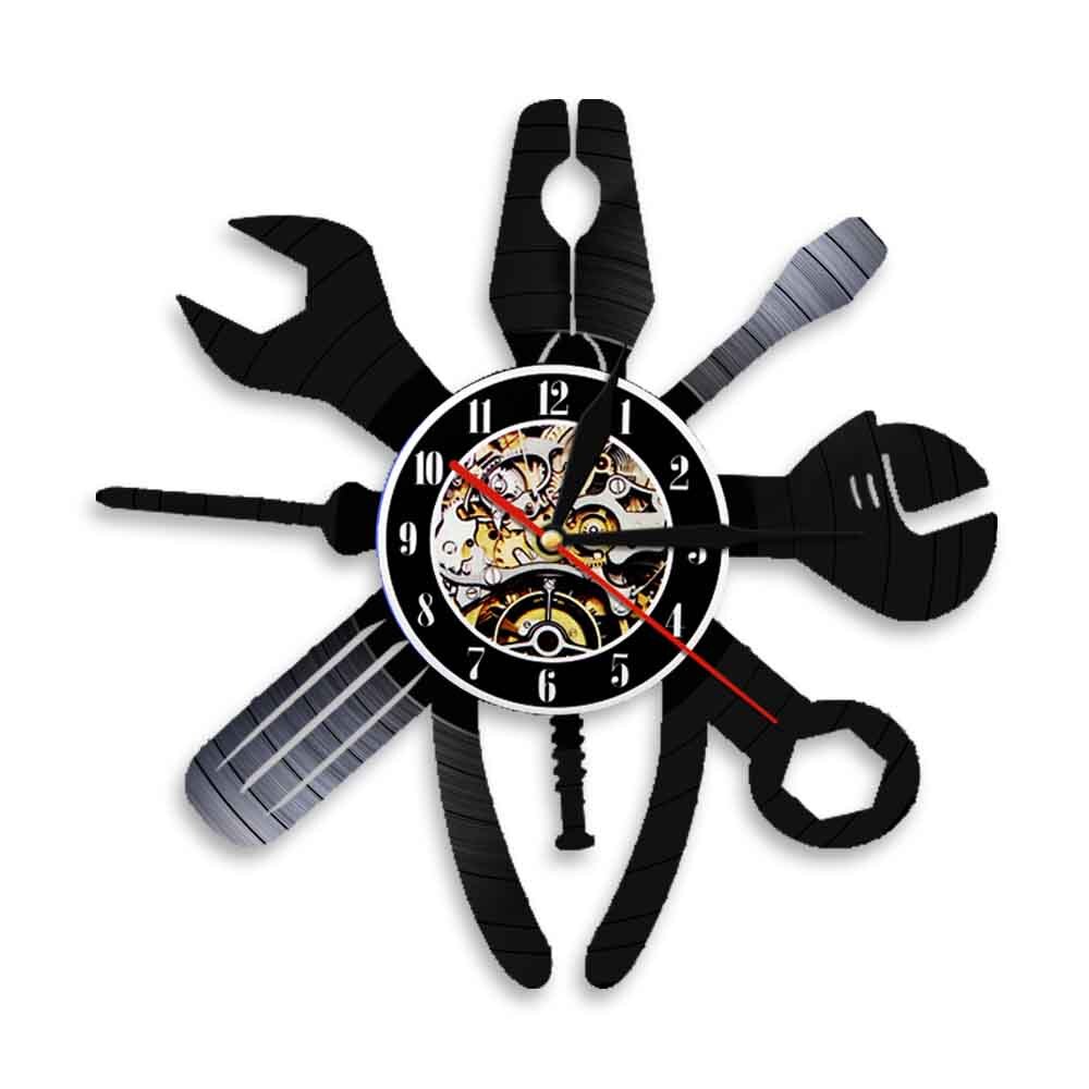 

Car Service Repair - Vinyl Record Wall Clock - Without LED, 501 Original