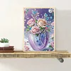 DIY Partial Special Shaped Drill Diamond Painting-Flower