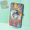 Cat Flower Diamond Painting Nail Art Bag Set Includes 7 Professional Tools