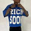 Rich Soon Patch Casual Streetwear T-shirt
