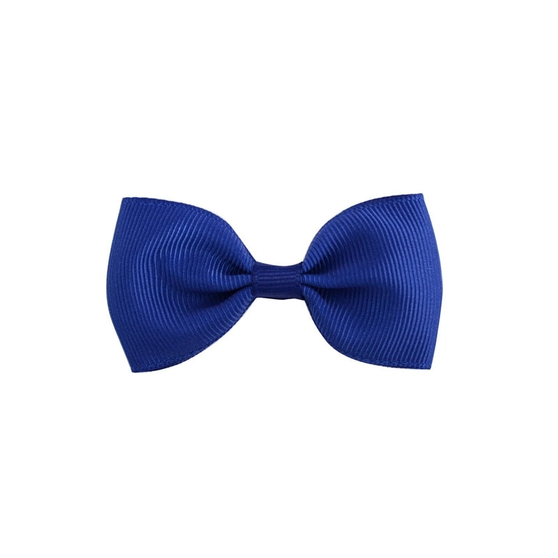 Solid Color Children’s Bow European Version Cute Hairpin Baby Hair Accessories Flat Head Bow Tie 643