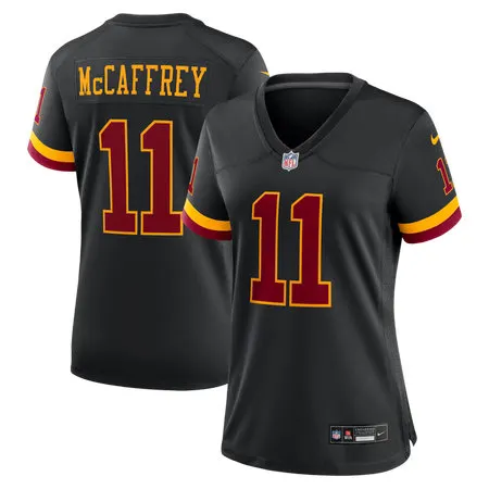 Women's Washington Commanders #11 Luke McCaffrey Nike Black Hail Raiser Alternate Game Jersey