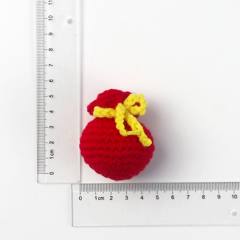 2 Pieces Cute Sunflower Santa Claus Yarn Women’s Bag Pendant Keychain