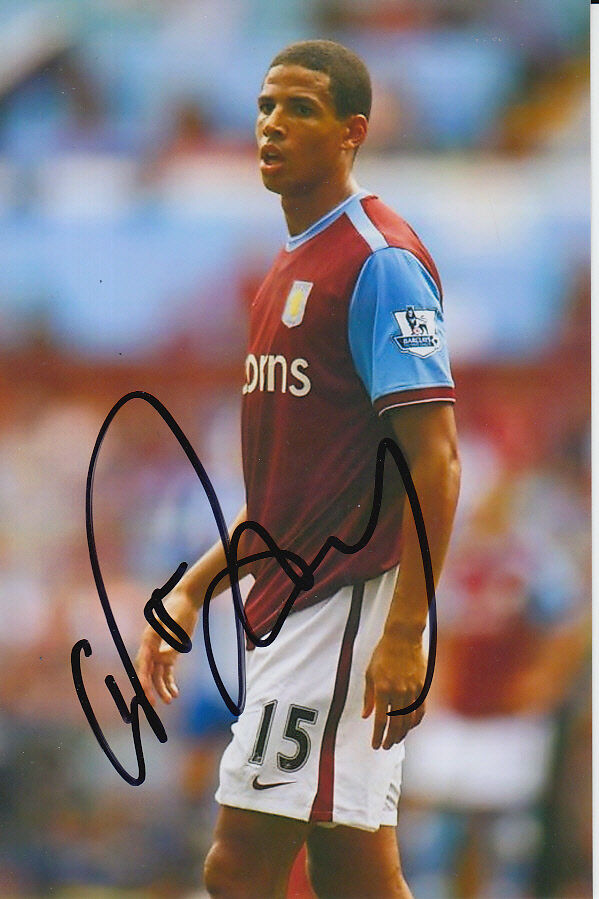 ASTON VILLA HAND SIGNED CURTIS DAVIES 6X4 Photo Poster painting 3.