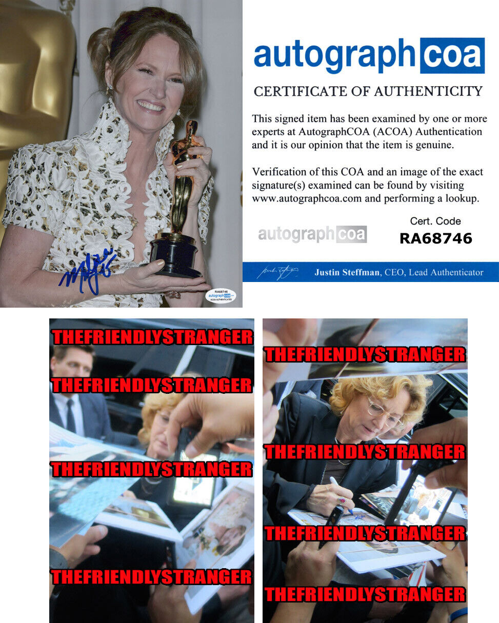 MELISSA LEO signed Autographed OSCAR