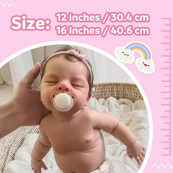 12"/16" Flexible Full Body Silicone Reborn Baby — Bover & Fukin