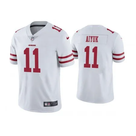 Men's San Francisco 49ers #11 Brandon Aiyuk White Vapor Untouchable Limited Stitched Jersey