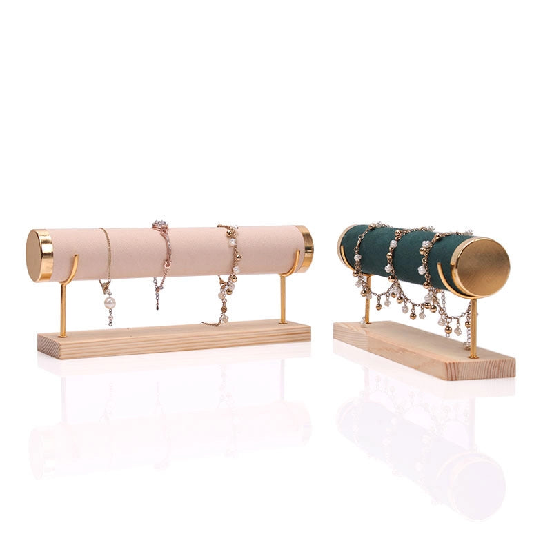 Flannel Bracelet Display Stand Single Layer One Layer Watch Bracelet Jade Bracelet Necklace Storage Finishing Rack Head Flower Headwear Live Broadcast