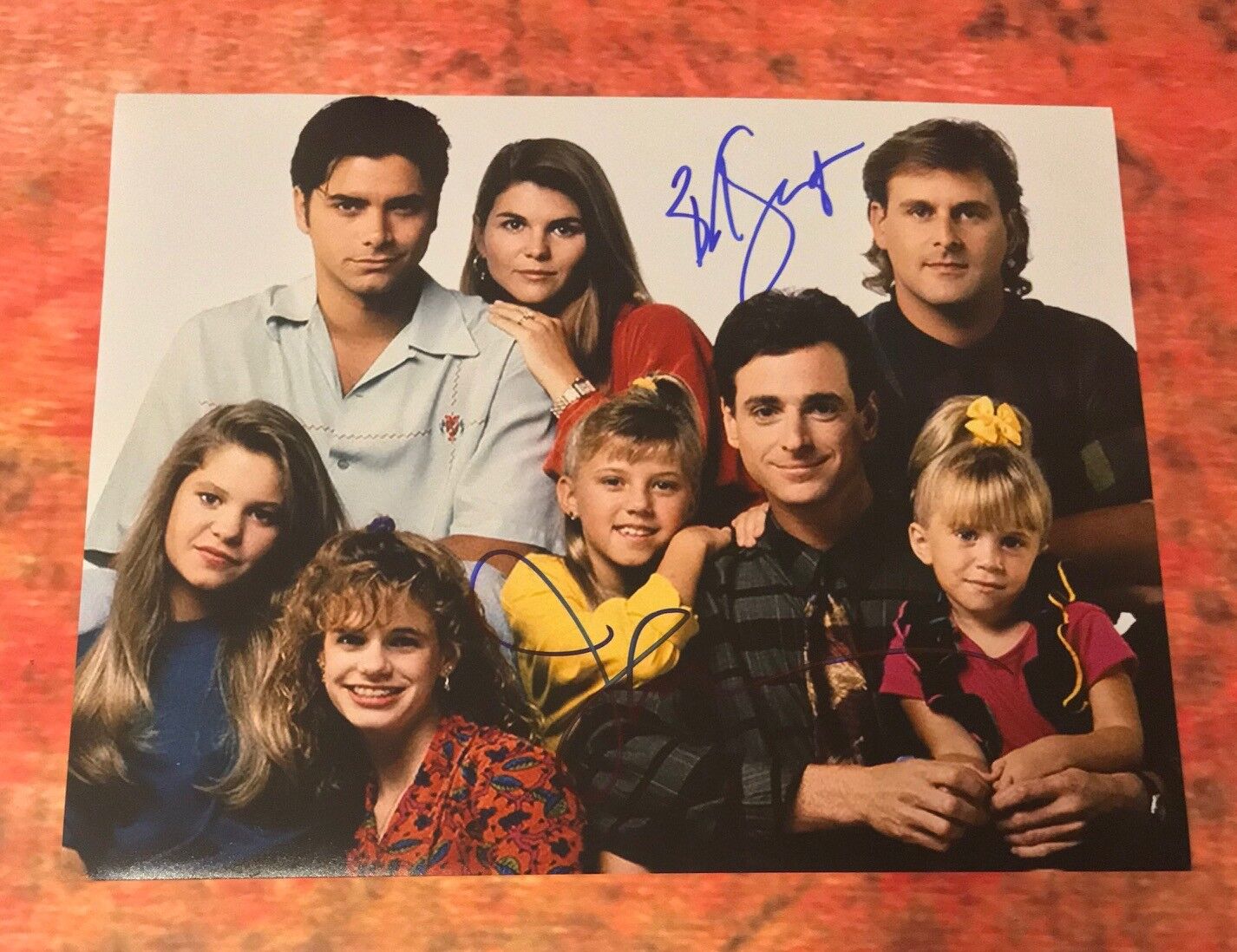 GFA Full House * BOB SAGET & JOHN STAMOS * Cast Signed 11x14 Photo Poster painting PROOF AD1 COA