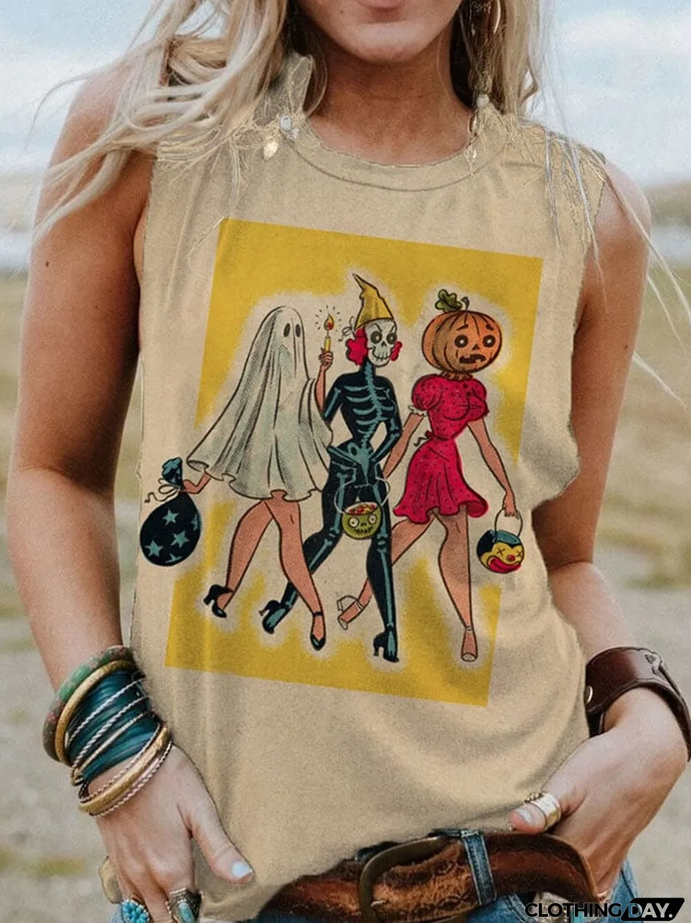 Women's Casual Print Tank Top