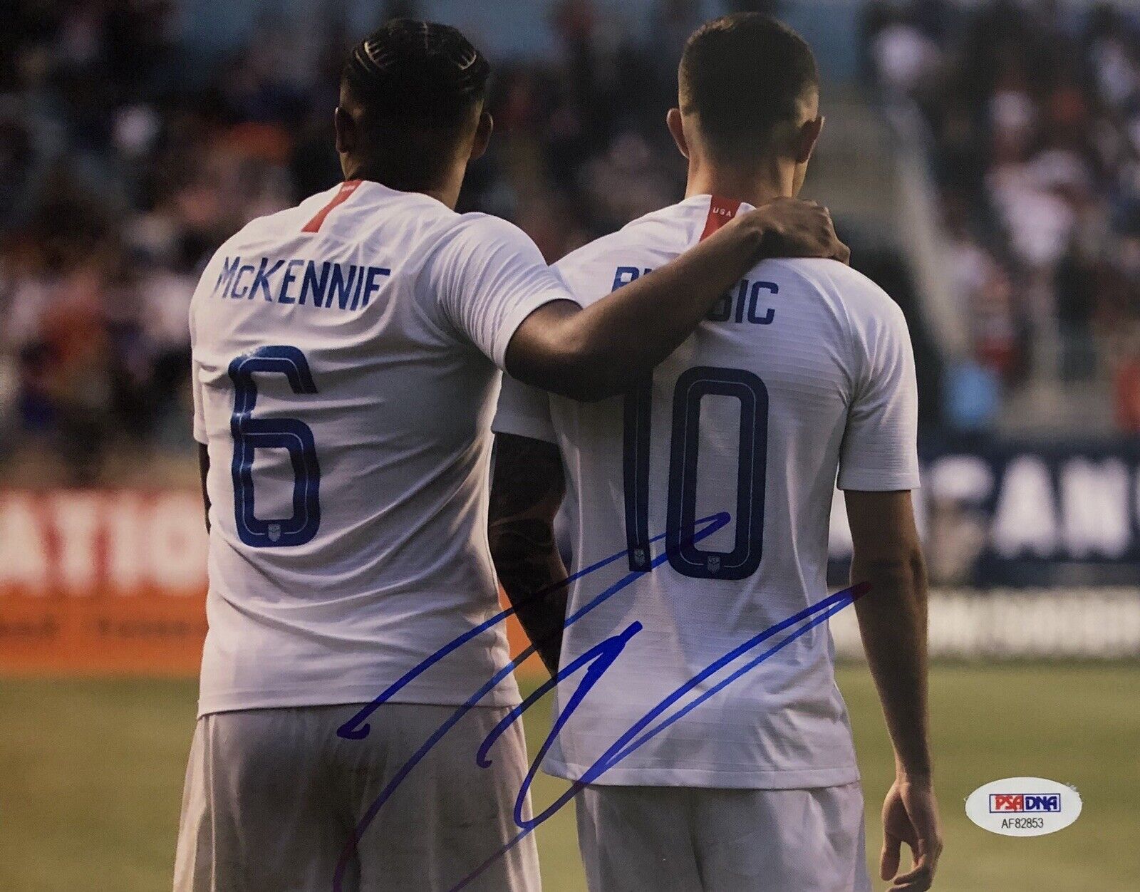 Christian Pulisic Signed Autographed Team USA 8x10 Photo Poster painting Chelsea FC Psa/Dna