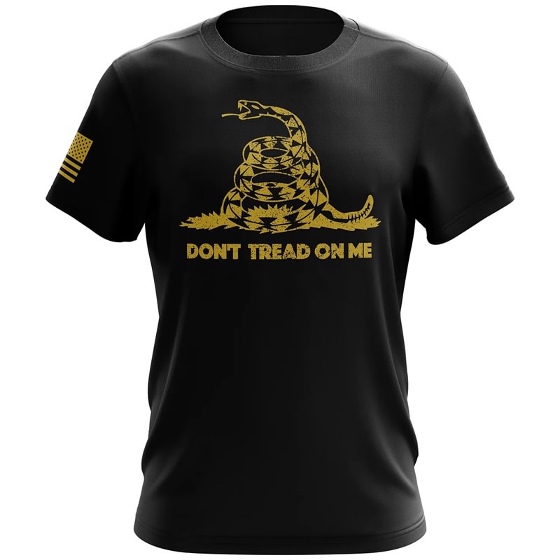 Men‘s “DONT TREAD ON ME GADSDEN” Printed T-Shirt