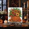 Pumpkin Framed Special Shape Diamond Painting Kit 25x25cm for Adults