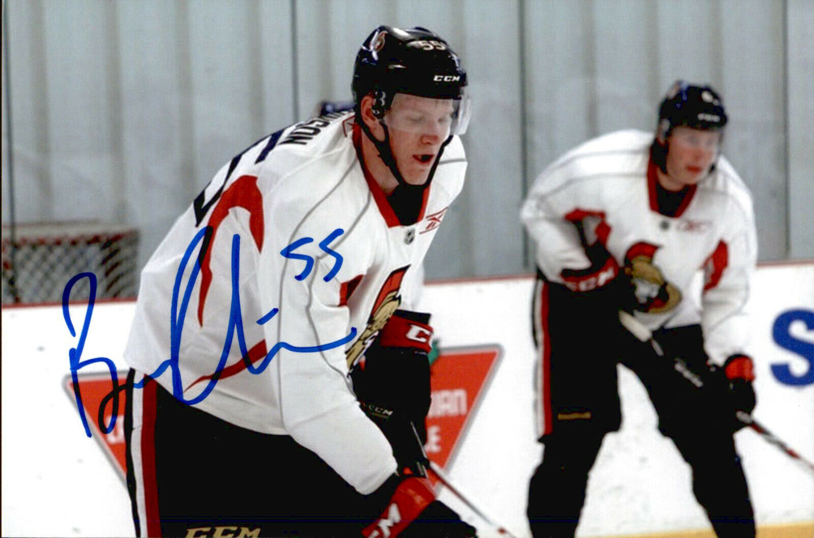 Buddy Robinson SIGNED autographed 4x6 Photo Poster painting OTTAWA SENATORS #3