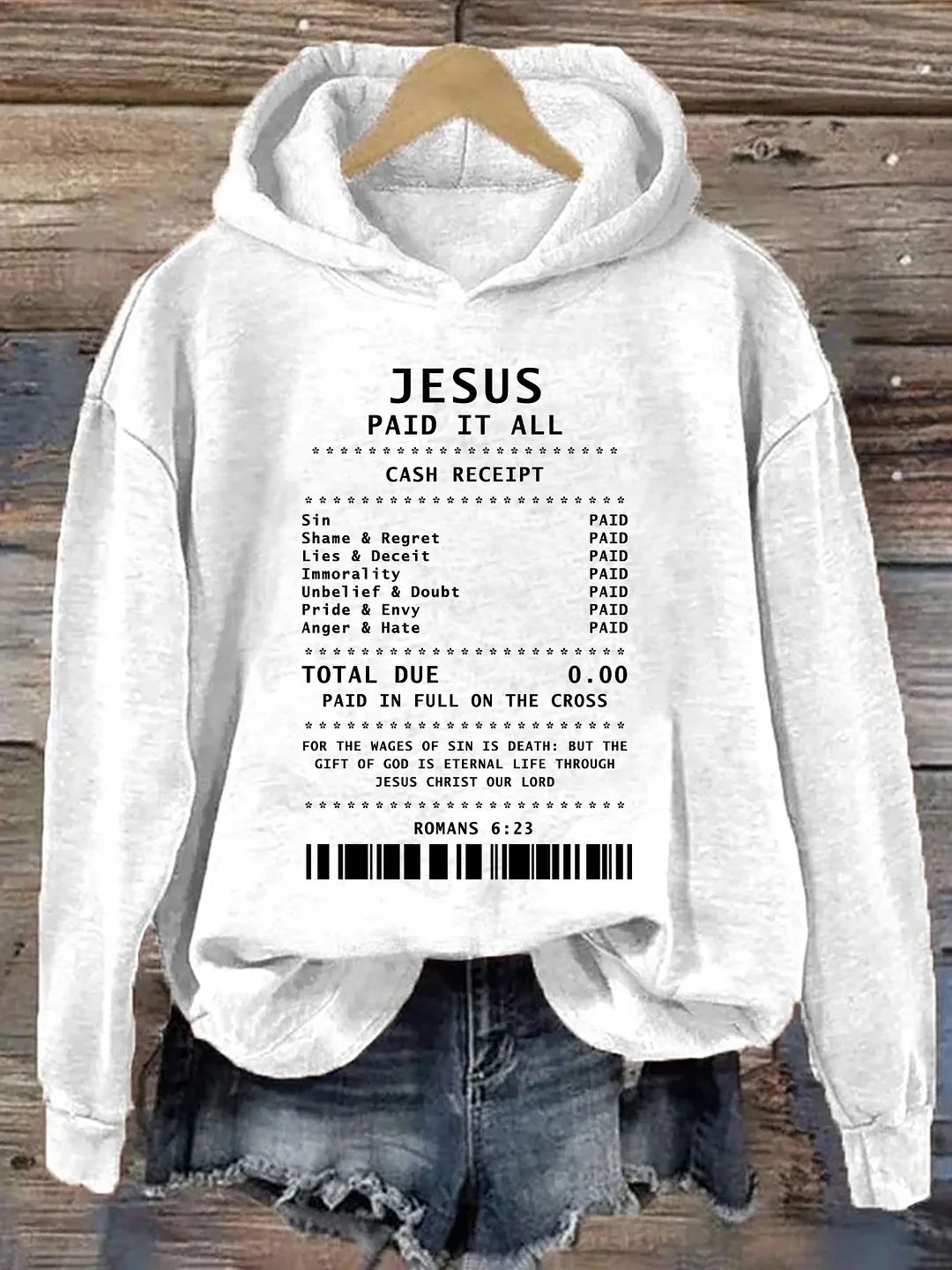 Jesus Paid It All Hoodie