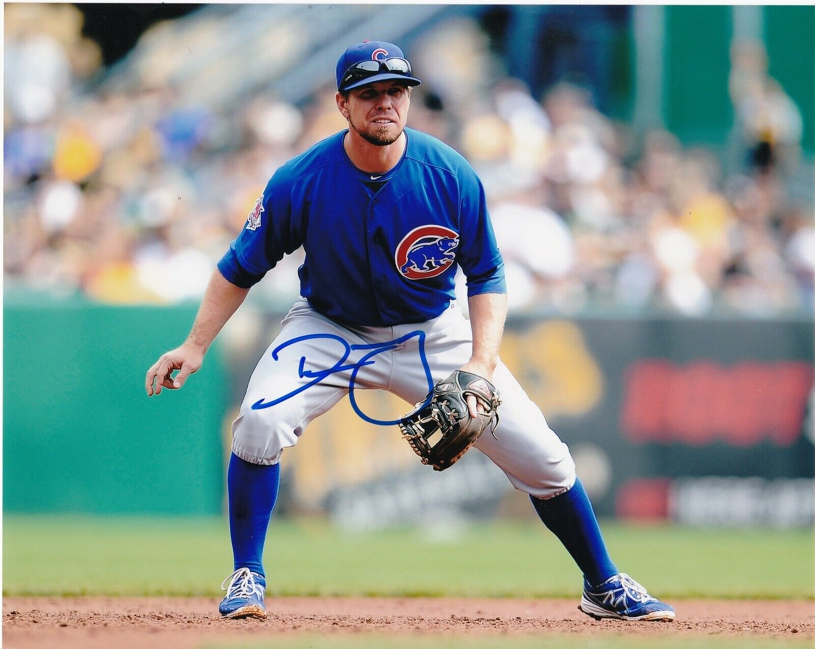 DONNIE MURPHY CHICAGO CUBS ACTION SIGNED 8x10