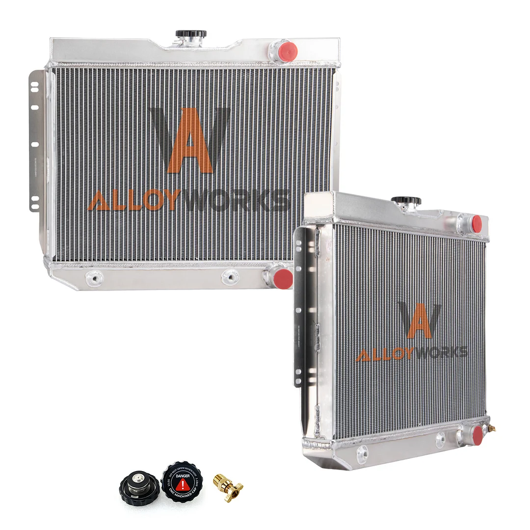 Alloyworks 3 Row Radiator For 1959-1963 Chevy Bel Air Chevelle EL Camino Impala GM Cars