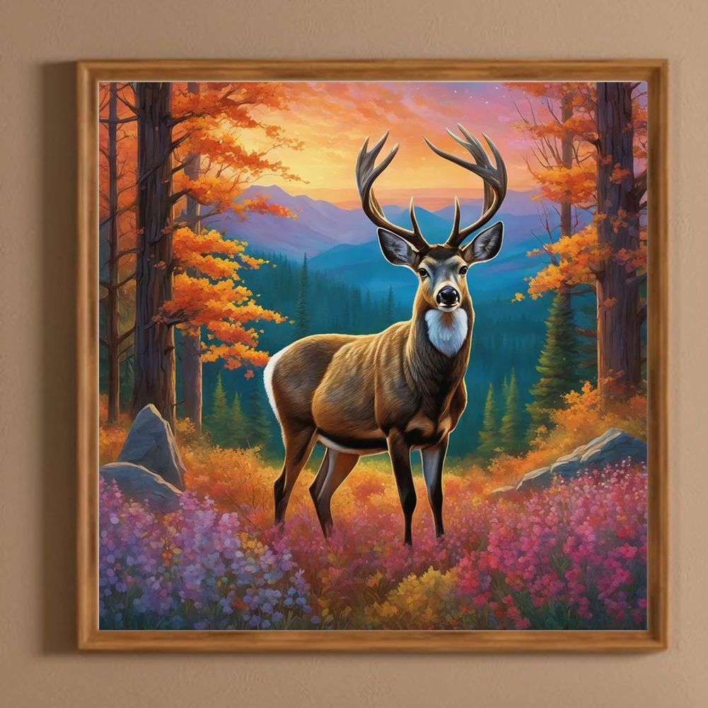 Diamond Painting - Full Round Drill - Elk(Canvas|40*40cm)