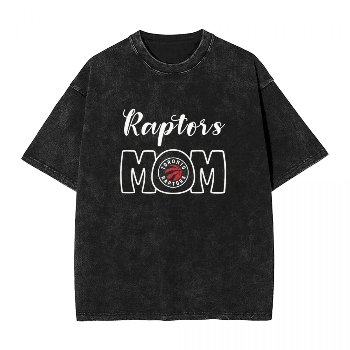Toronto Raptors Mom Printed Vintage Men's Oversized T-Shirt