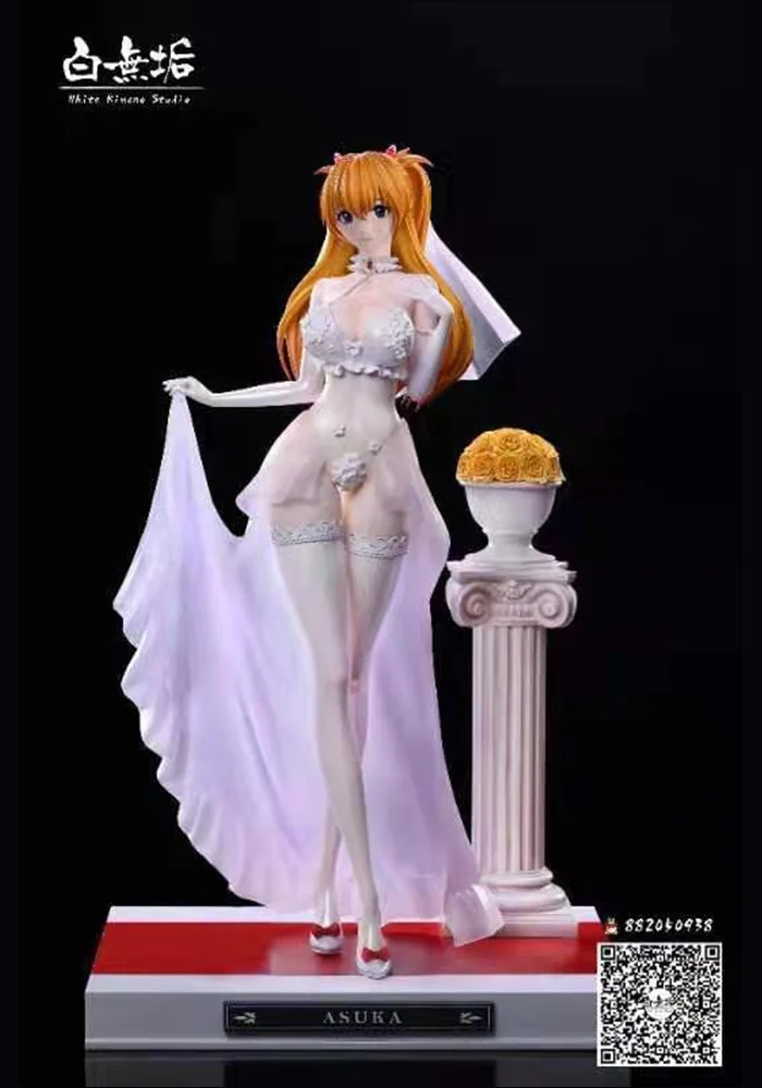 【IN-Stock】1/4 & 1/6 Scale Wedding ver. Asuka Langley Soryu - (EVA) Neon Genesis EVAngelion Statue - White Kimono Studio -shopify