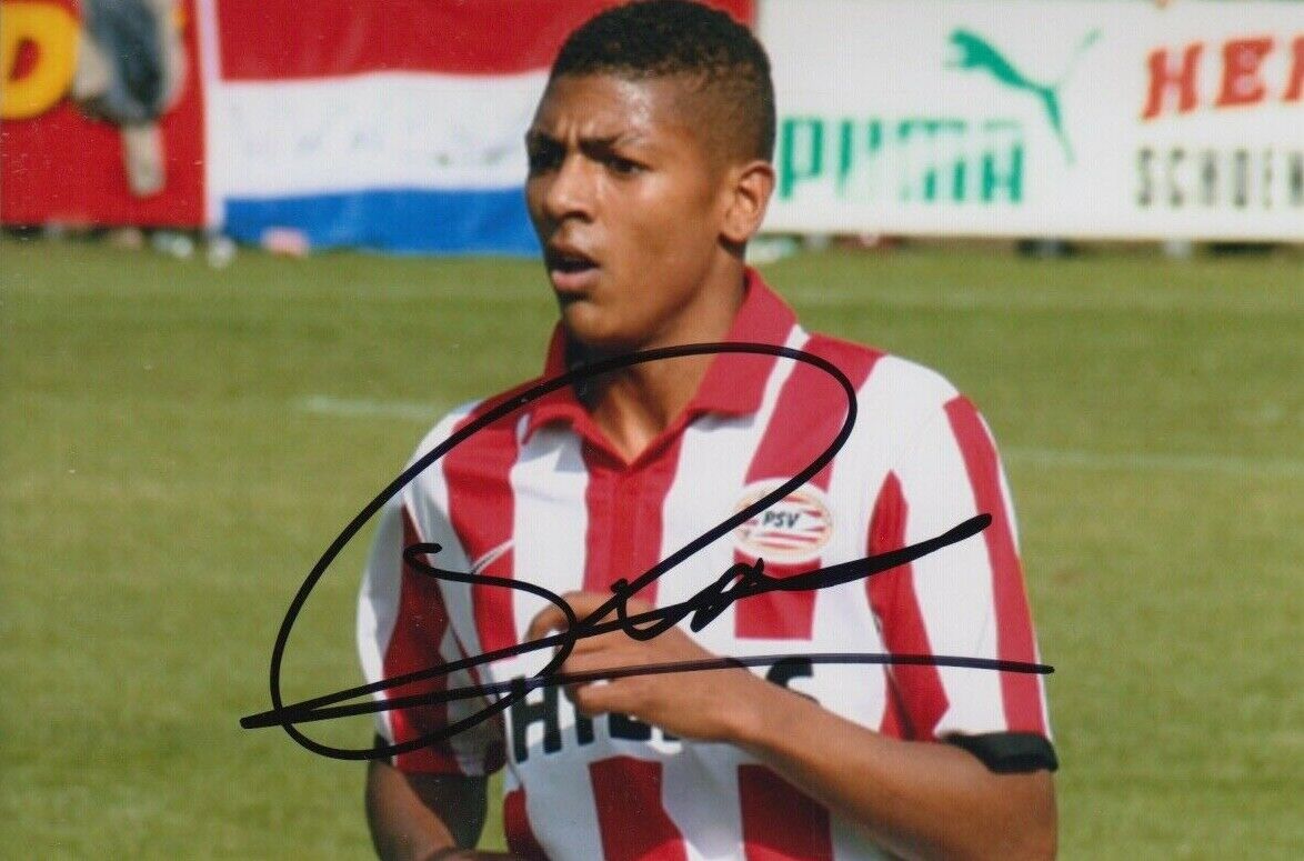 PATRICK VAN AANHOLT HAND SIGNED 6X4 Photo Poster painting PSV FOOTBALL AUTOGRAPH