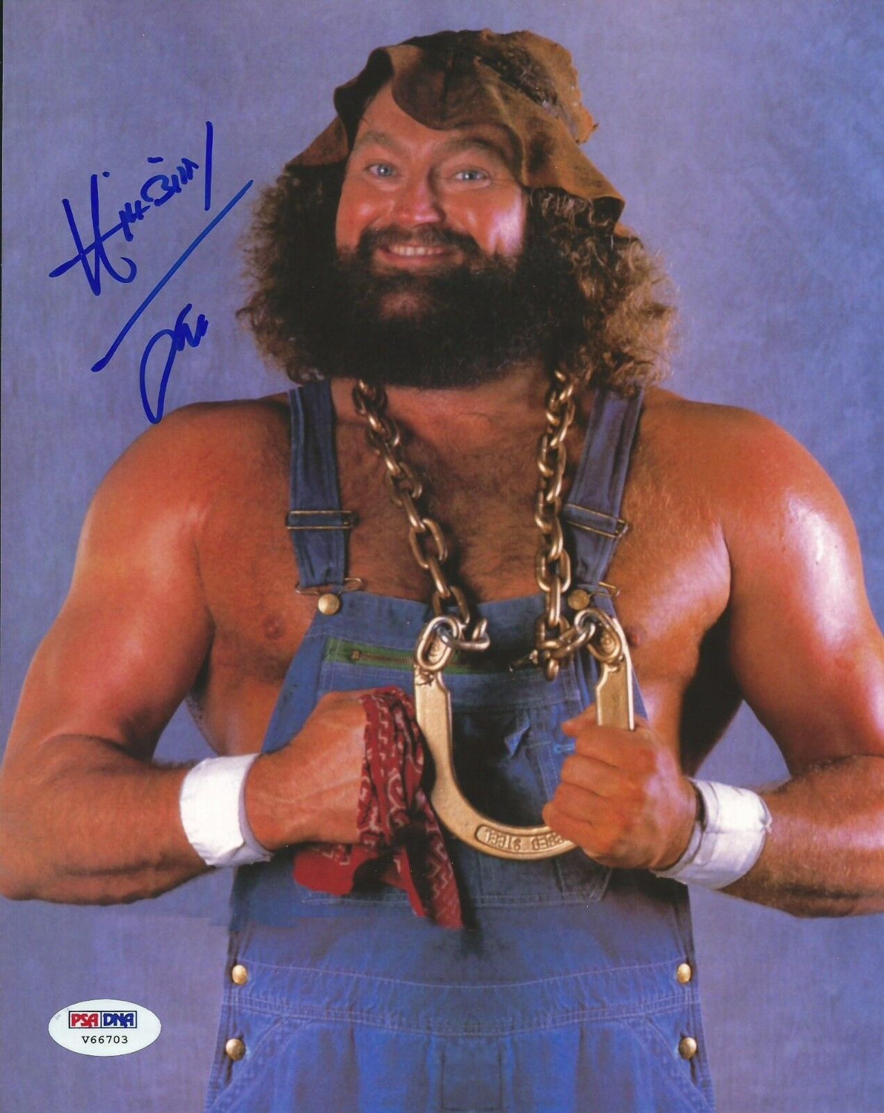 Hillbilly Jim Signed WWE 8x10 Photo Poster painting PSA/DNA COA Pro Wrestling Picture Autograph