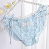 Ice Silk Lotus Leaf Sweet Bowknot Briefs