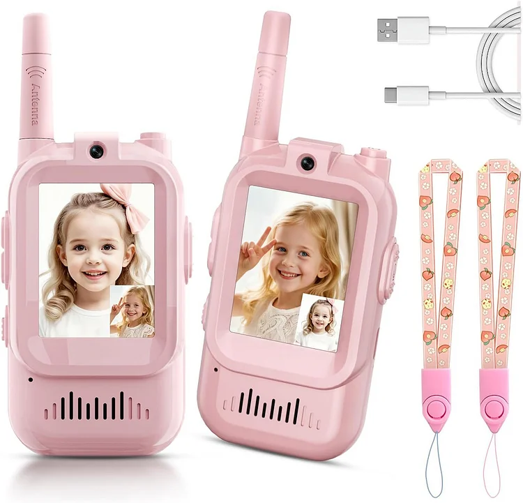 📲Christmas sale 45% off 🎄Set of 2 rechargeable video walkie-talkies